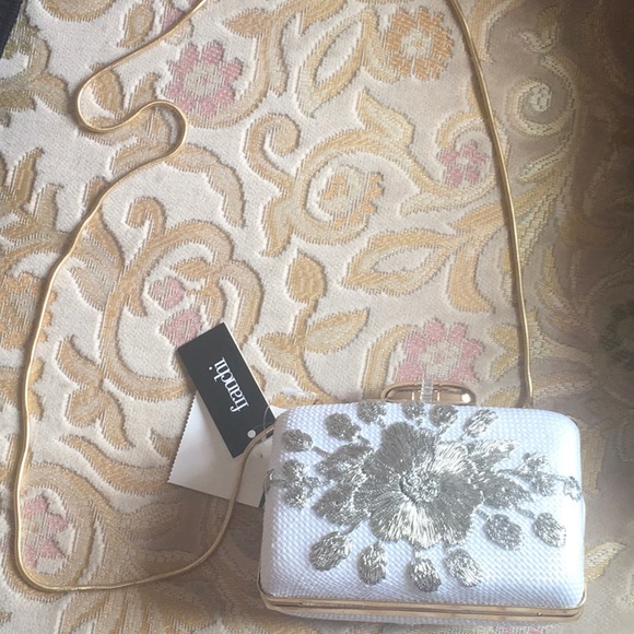 Franchi Evening white bag brand new - Picture 6 of 12